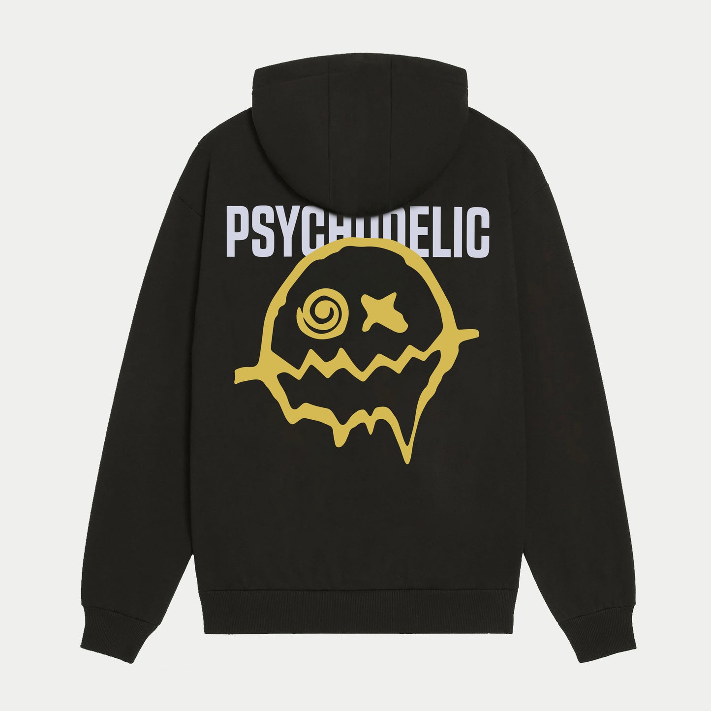 PSYCHODELIC Yellow Smiley Hoodie