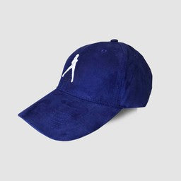 Iconic Blue Suede Cap