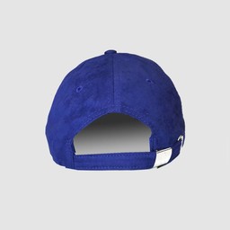 Iconic Blue Suede Cap