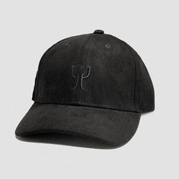 Psyko Punkz - Black Logo Suede Cap