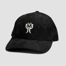 Psyko Punkz - White Logo Suede Cap
