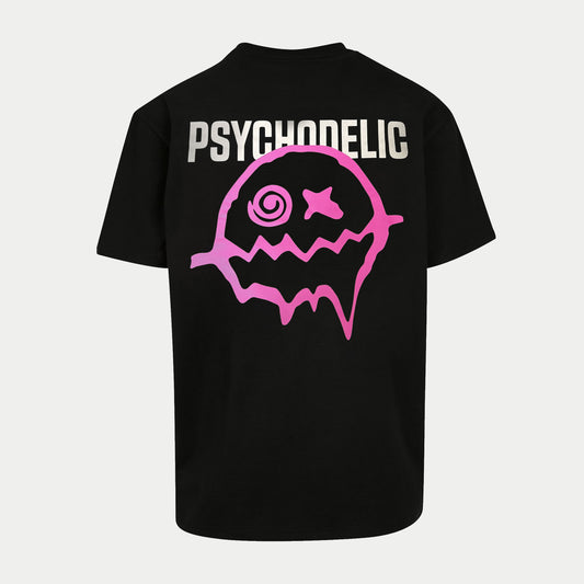 PSYCHODELIC T-Shirt Pink Smiley