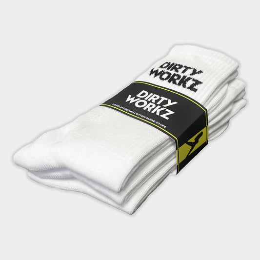 Dirty Workz - Logo Jacquard Cotton-Blend 3 Pack Socks