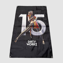 15 Years Anniversary Flag