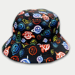 Allover Smileys Bucket Hat