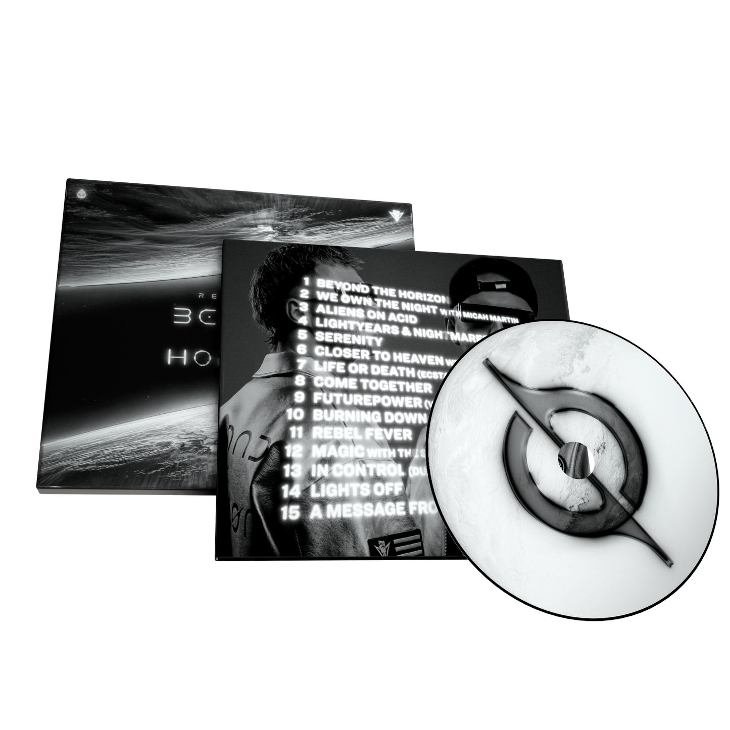 Rebelion - Beyond The Horizon  CD + Flag (Signed CD)