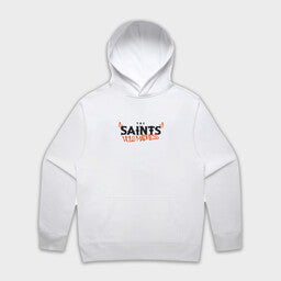 Holy Madness 2026  White Hooded Sweater