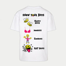 Pat Bees - White T-Shirt