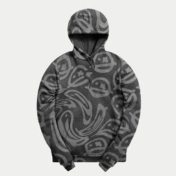 Sub Zero Project - Distorted Grey Smileys Hoodie