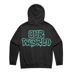 Sub Zero Project - Our World Hoodie Black/ Turquoise
